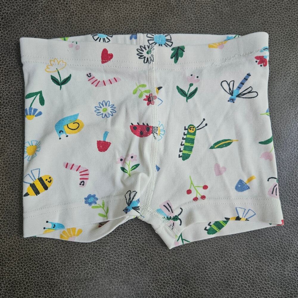 Moon and Back by Hanna Andersson Toddler Bug Print Organic Cotton Shorts 3T 90cm
